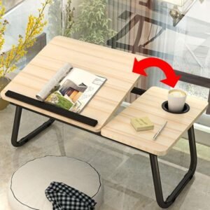 좌식 노트북 협탁 각도조절 테이블 접이식 베드 트레이