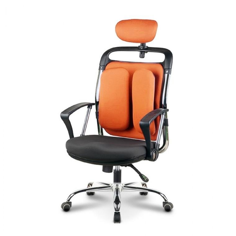 도이 로체 듀얼 의자 천 오렌지 1151 대 책상의자 컬러 사무용의자 사무실 학교