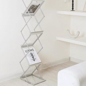 인테리어 접이식 매거진랙 벽선반 철제 잡지꽂이