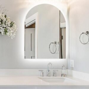 LED 아치형거울 욕실 거울 화장대 인테리어 조명 거울 3색디밍