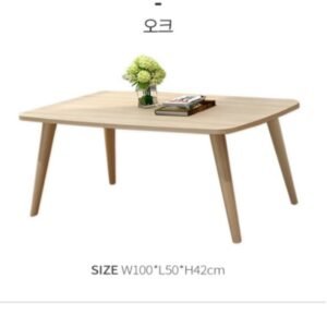 테이블 원룸 거실 좌탁 원목 인테리어 쇼파 탁자 낮은 사각 미니탁자