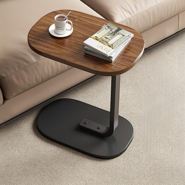 이동식 커브 사이드 테이블 노트북 책상 거실 간이책상