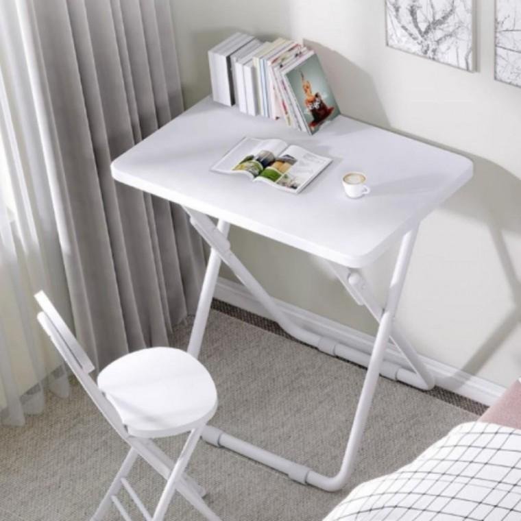 1인용 간이 접이식 책상 작은 식탁 침대 테이블 노트북
