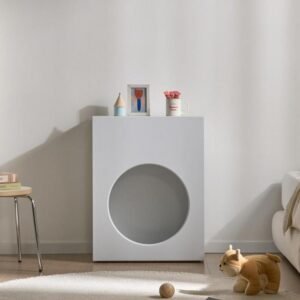 C1380 원형 다용도 화장대 600 2colors