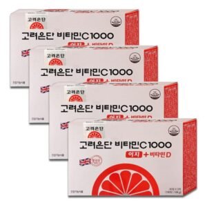 고려은단 비타민C 1000 이지 + 비타민D 180정 4개
