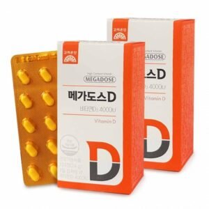 고려은단 메가도스D 비타민D3 4000IU 120정 2개